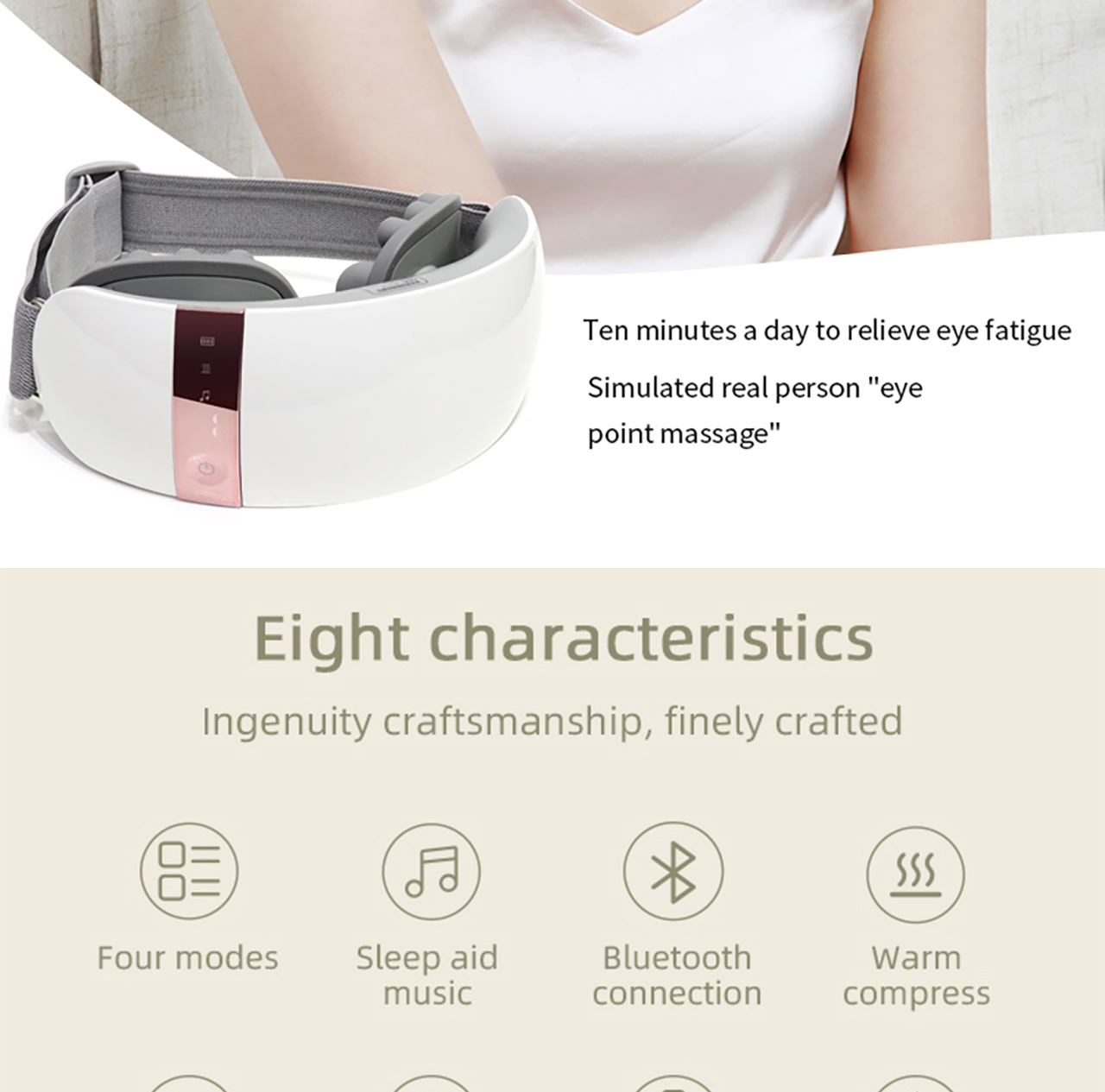 constant temperature eye massager